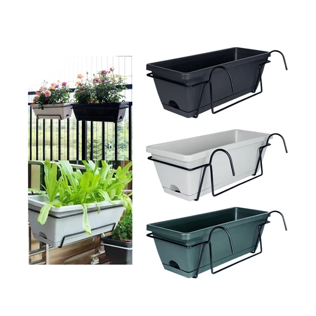 Fioriera Da Balcone Victoria Con Serra - 50L Con Serbatoio Acqua - Foto 5