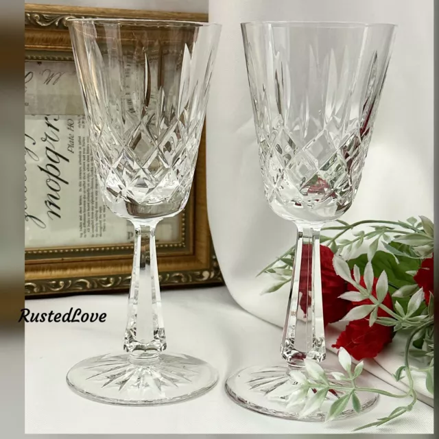 Galway Crystal Clifden Red Wine Glass Cut BlownVintage Wine Glass Viintage  - 1 *