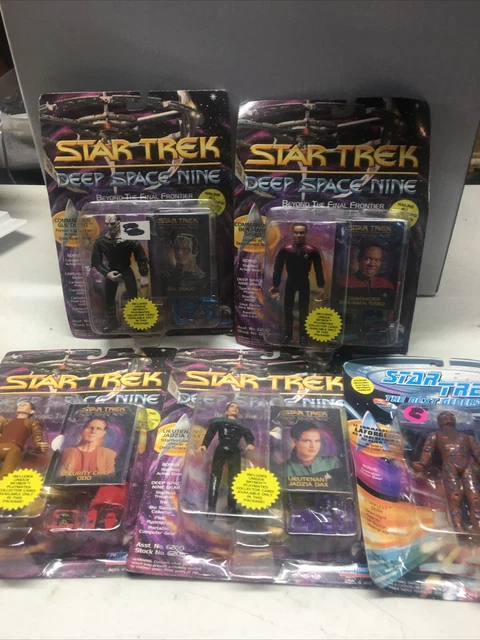 Star Trek Deep Space Nine & Next Generation Action Figures Lot of 5 Playmates
