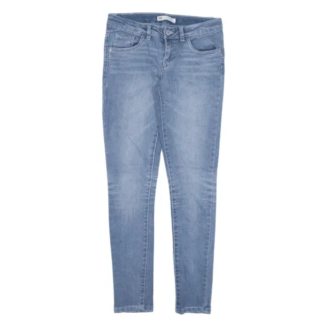 Jeans LEVI'S 710 blu denim sottili ragazze skinny W26 L27