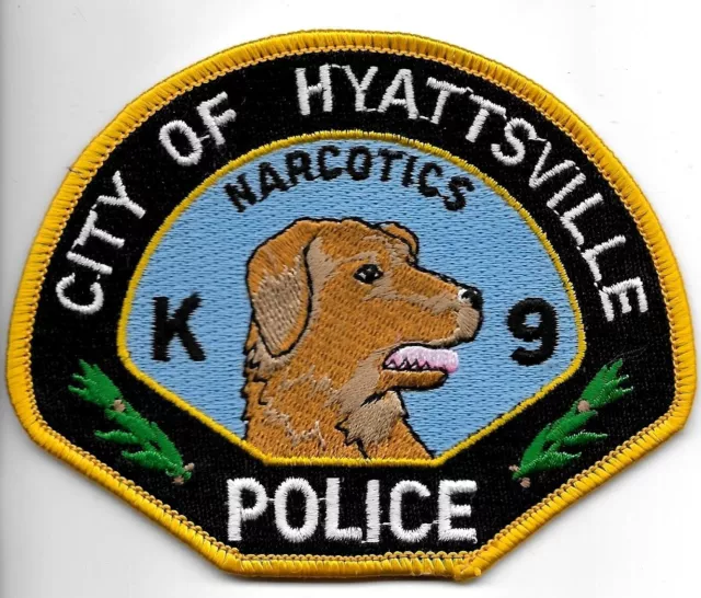 K-9 MARYLAND Hyattsville NARCOTIC Hundeführer Police Patch DHF Polizei Abzeichen