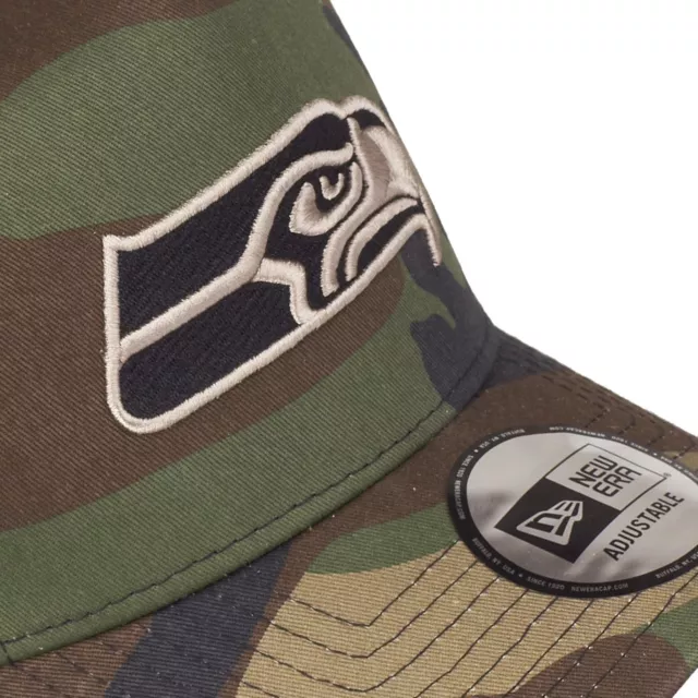 New Era Adjustable Trucker Cap - Seattle Seahawks wood camo 3