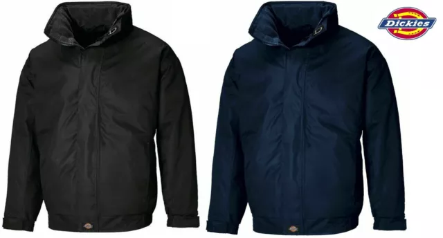 Dickies Cambridge Waterproof Jacket Mens Breathable Warm Fleece Lined S-3XL