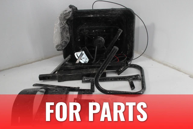 FOR PARTS Field Tuff AAS-80ATV12 Heavy Duty Receiver Mount Spreader Black