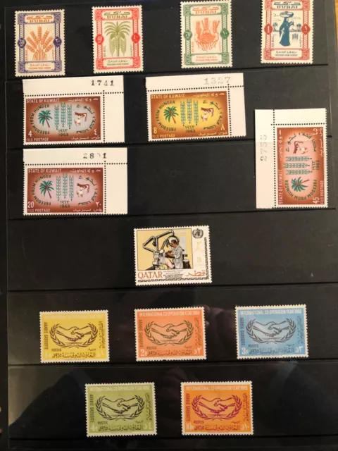 Stamps from various Arab States - Small Collection of unmounted mint stamps