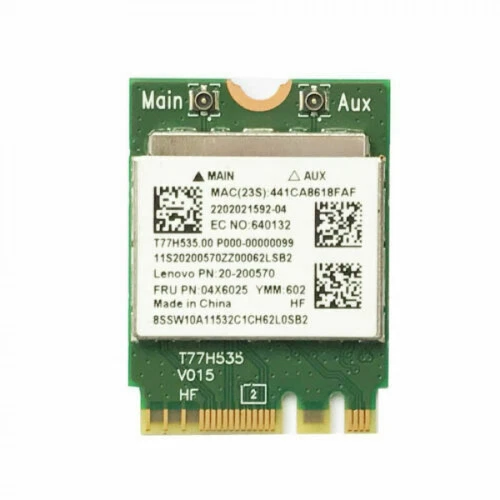 CARTE WLAN 300 M Realtek RTL8723BE Ngff Wifi pour Lenovo IBM 20-200570 ...