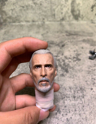 Hot Toys HT MMS496 1/6 Count Dooku Head Sculpt Figure Christopher Lee Star Wars