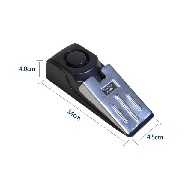 Sistema de seguridad inalámbrico para viajar casa piso oficina alarma de metal tope de puerta