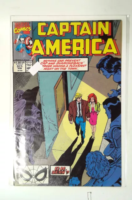 1990 Captain America #371 Marvel Comics VF 1st Print Comic Book