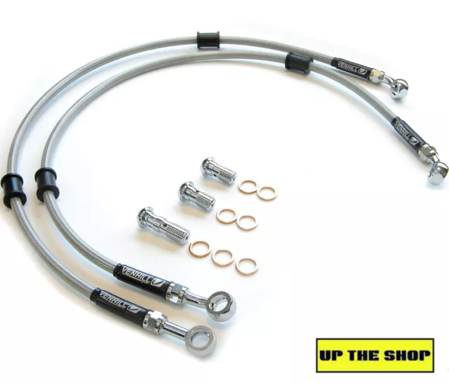 DUCATI 888 SP4 SP5 1992-93 VENHILL stainless braided brake lines hoses RACE