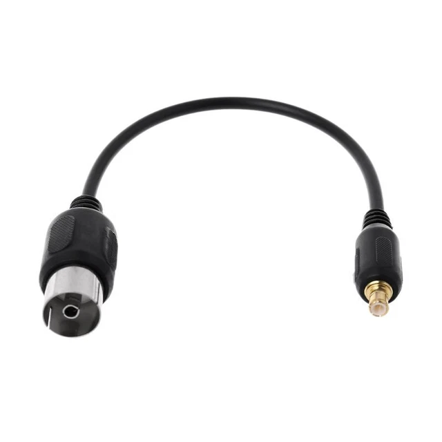 IEC to MCX Antenna Pigtail Cable Adapter Connector Cord for USB TV DVB-T Tuner