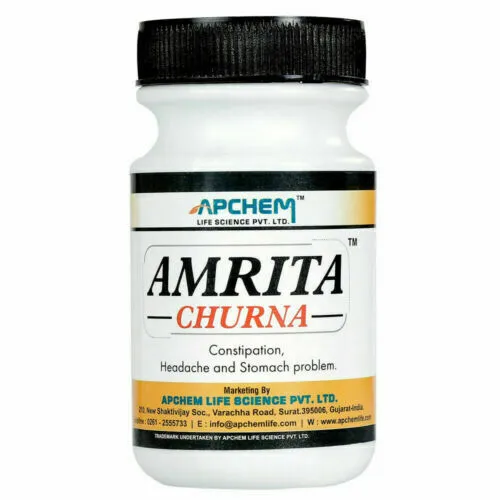 Polvere di stitichezza Apchem Ayurvedic Amrita Churna 80 g (estratto di...