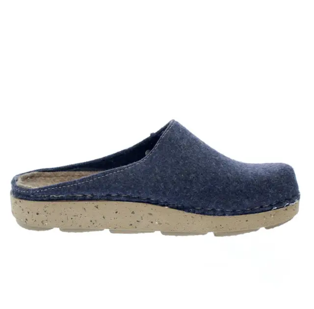 Inblu Pantofole Calde In Lana Blu - Donna Scarpe Ciabatte Pantofole 2