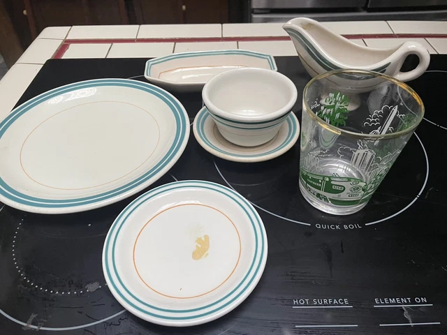 Southern Railroad Dining Car China  piedmont pattern lot