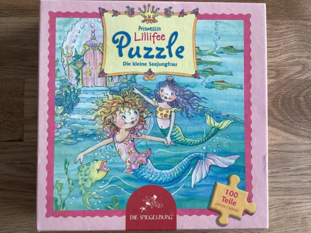 PUZZLE, PRINZESSIN LILLIFEE, Die kleine Seejungfrau, 100 Teile, 5+, TOP ...