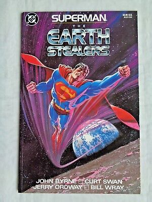 Superman: The Earth Stealers 1988 DC Comics TPB Graphic Novel 1st Print NM (9.4)
