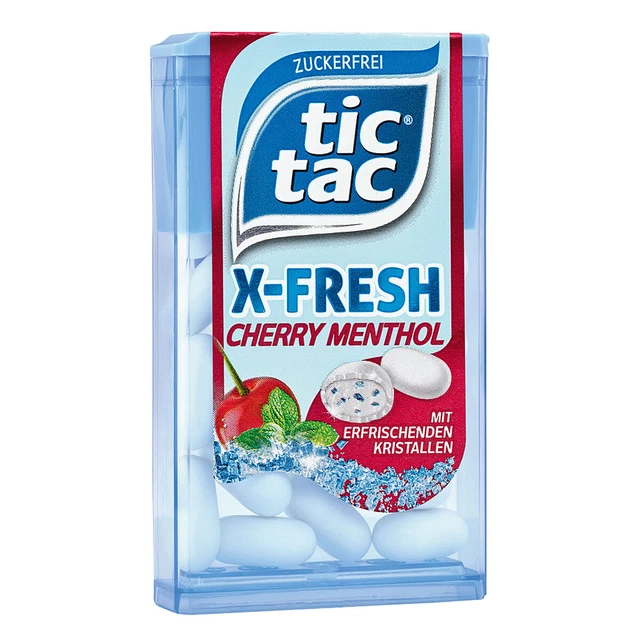 Tic Tac X Frais Cherry Menthol Avec Minz Cerise Goût