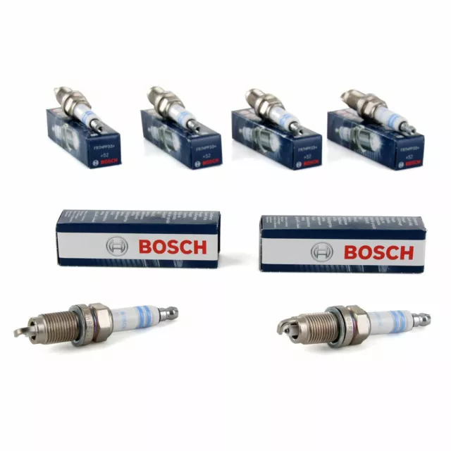 6x BOSCH FR7HPP33+ 0242236566 Zündkerze für VW GOLF 4 BORA SHARAN T4 2.8 V6 VR6