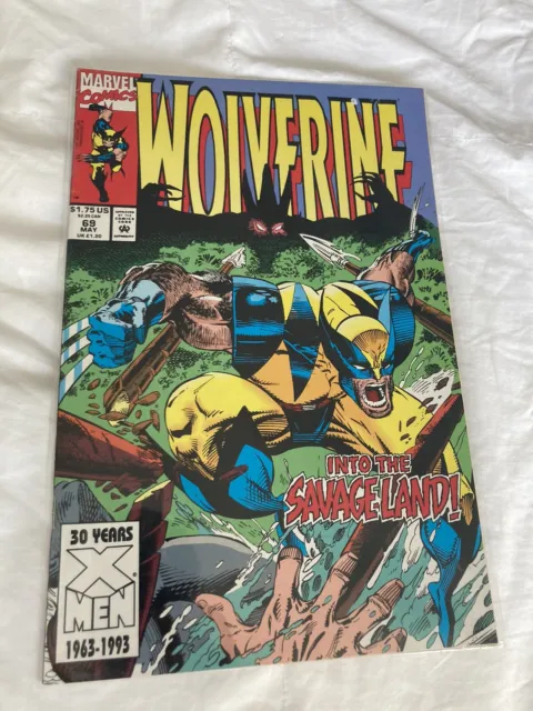 Wolverine #69 Rare Vintage Comic book inherited old collection vintage books HTF