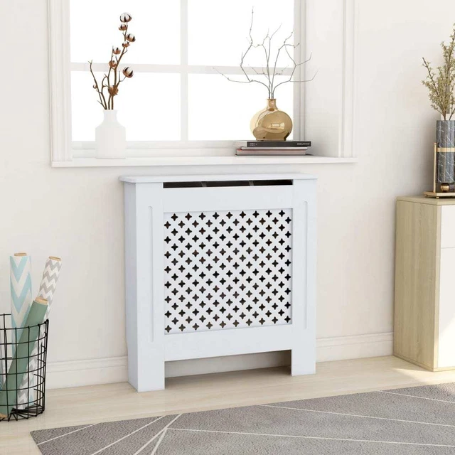 Vidaxl Copertura per Radiatore Bianca in MDF 78 cm