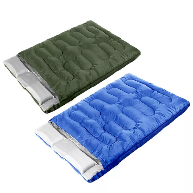 Mountview Sleeping Bag Double Bags Outdoor Camping Thermal 0℃-18℃ Hiking Tent