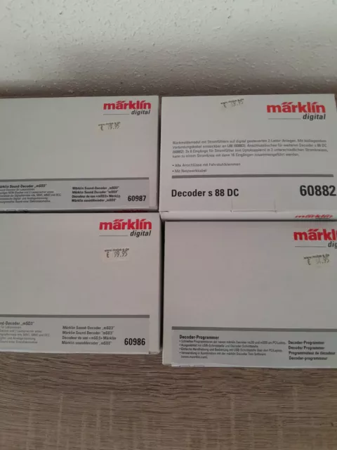 Märklin 60882, 60971, 60986, 60987, Decoder Programmer neu OVP