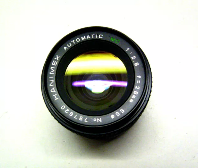 Hanimex Automatic MC 28 mm 1:2,8   M42