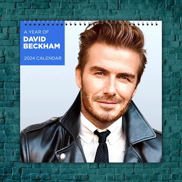 DAVID BECKHAM CALENDAR 2024 David Beckham 2024 Celebrity Wall