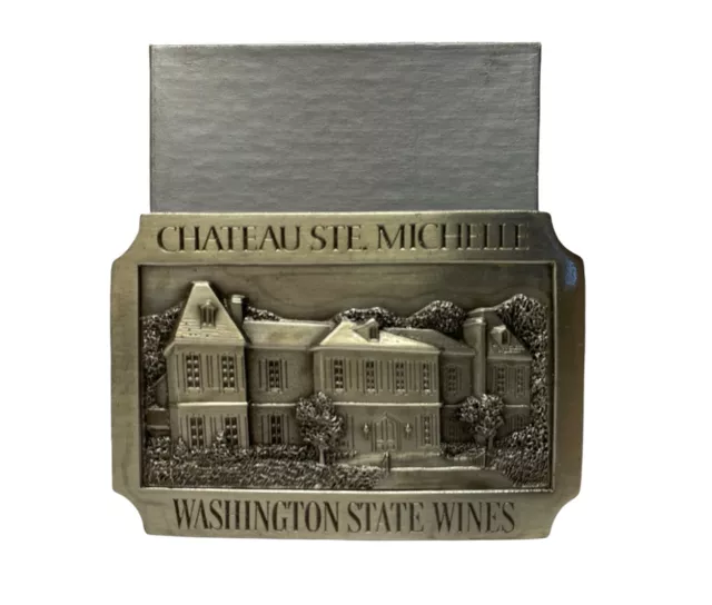 PK11105 VINTAGE 1990s **CHATEAU STE. MICHELLE WASHINGTON STATE WINES** BUCKLE