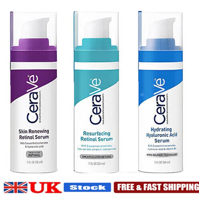 30ML CERAVE RESURFACING Skin Renewing Retinol Hydrating Hyaluronic Acid