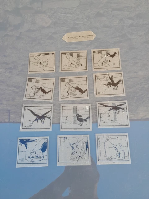 Lot De 7 Plaques De Verre Pour Lanterne Magique – Le Petit Poucet