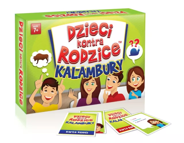 Dzieci kontra rodzice Kalambury Wersja Polska Gra rodzinna Familijna charades