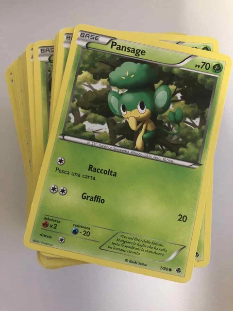 CARTE POKEMON SET Nero e Bianco Nuove Forze Comuni e Non Comuni Ita EUR ...