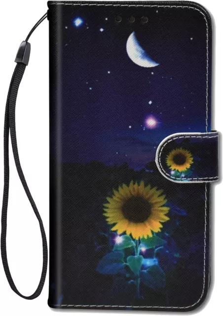 For Samsung Galaxy A32 5GSunflower Wallet Flip Case Stand Cover Card wallet xb