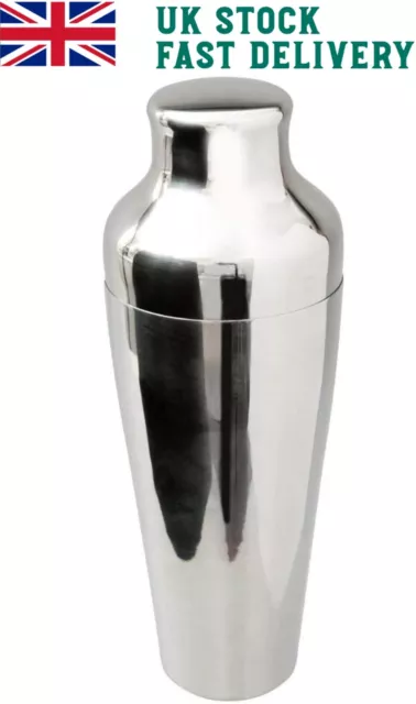 Beaumont Mezclar Art Deco französischer Cocktailshaker Edelstahl 2 Stück - 550 ml
