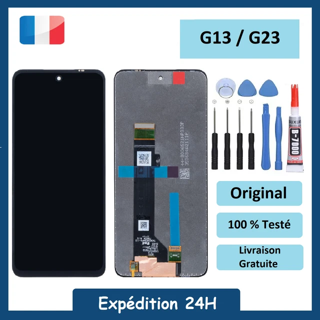 Kit écran LCD + Vitre Tactile Pour Motorola Moto G6 Play - Noir 5.7" - Avec Outils De Montage