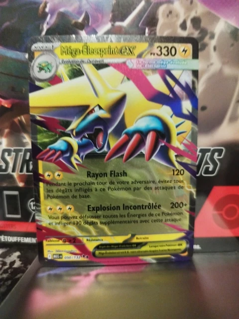 Coffret 10 Cartes Pokémon Françaises - Méga-Élecsprint Ex 050/132 - Myboost X Méga-Évolution 1 - 11
