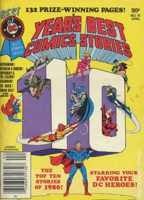 Best of DC Blue Ribbon Digest #11 VG/FN 5.0 1981 Stock Image Low Grade