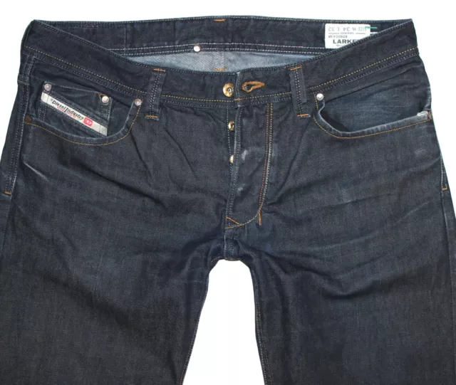 Diesel Herren Jeans LARKEE Regular Straight W34 L32 blau Wash 008Z8