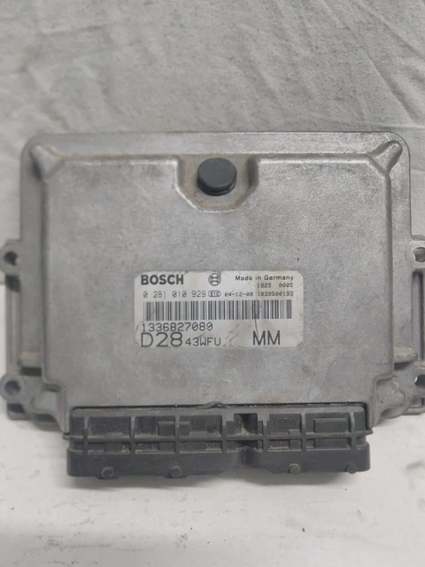 Calculateur Moteur (ECU) BOSCH MEV17.4 Pour PEUGEOT CITROËN - Réf. 0261201863 / 9666235880 - Occasion Fonctionnel
