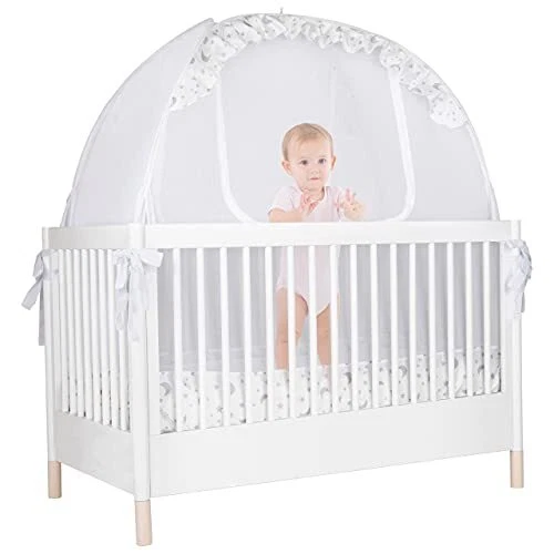 Pro Baby Safety - Baby Crib Safety Pop up Tent Premium Baby Canopy Netting Cover
