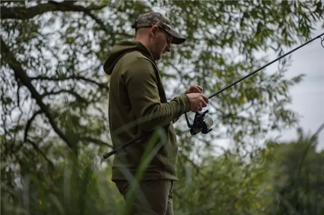 Korda KORE Reißverschluss Pro Hoodie olive Karpfen Match grobe Kleidung alle Größen