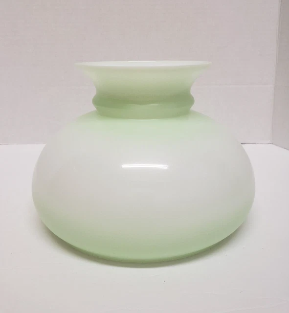 7" Green Tint Student Lamp Shade Oil Electric Table Lamp Shade 63371J