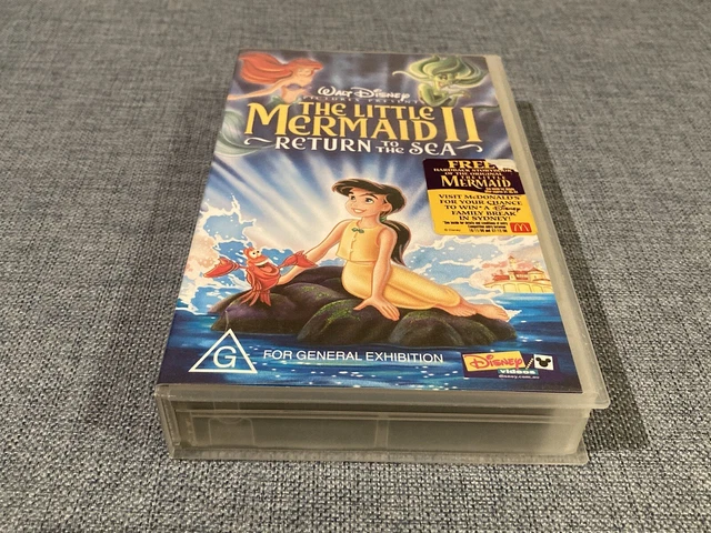 VINTAGE WALT DISNEY The Little Mermaid II Return To The Sea VHS Video ...