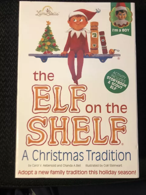ELF ON THE Shelf : Christmas Blue-Eyed Boy Light Scout Elf with Book ...