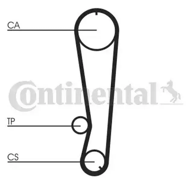 Continental Ctam Zahnriemensatz für Daihatsu Feroza Hard Top Gran Move Charade