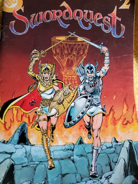 Swordquest 1 DC Comic Book Volume 1 Book 2 Atari 1982 Fireworld a