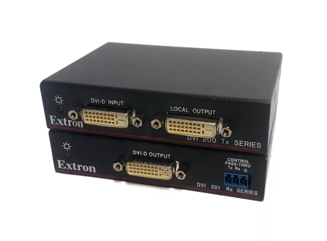 Extron DVI 201 Tx/Rx DVI Video Über CAT5 Extender Sender & Empfänger Set