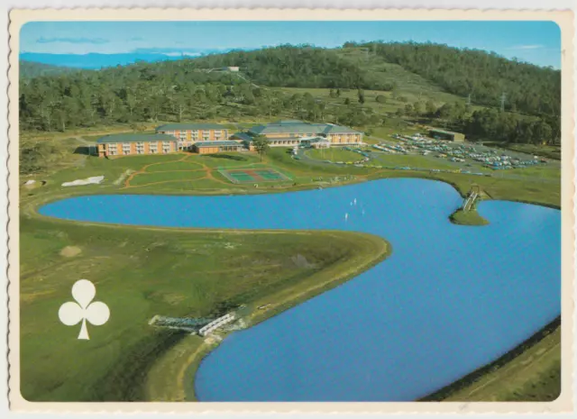 Australia TASMANIA TAS Country Club Hotel Casino LAUNCESTON DS155 postcard 1970s