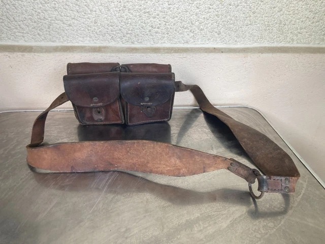 ANCIENNE CARTOUCHIÈRE MILITAIRE Allemande ww1 Mauser g88 en l'état EUR